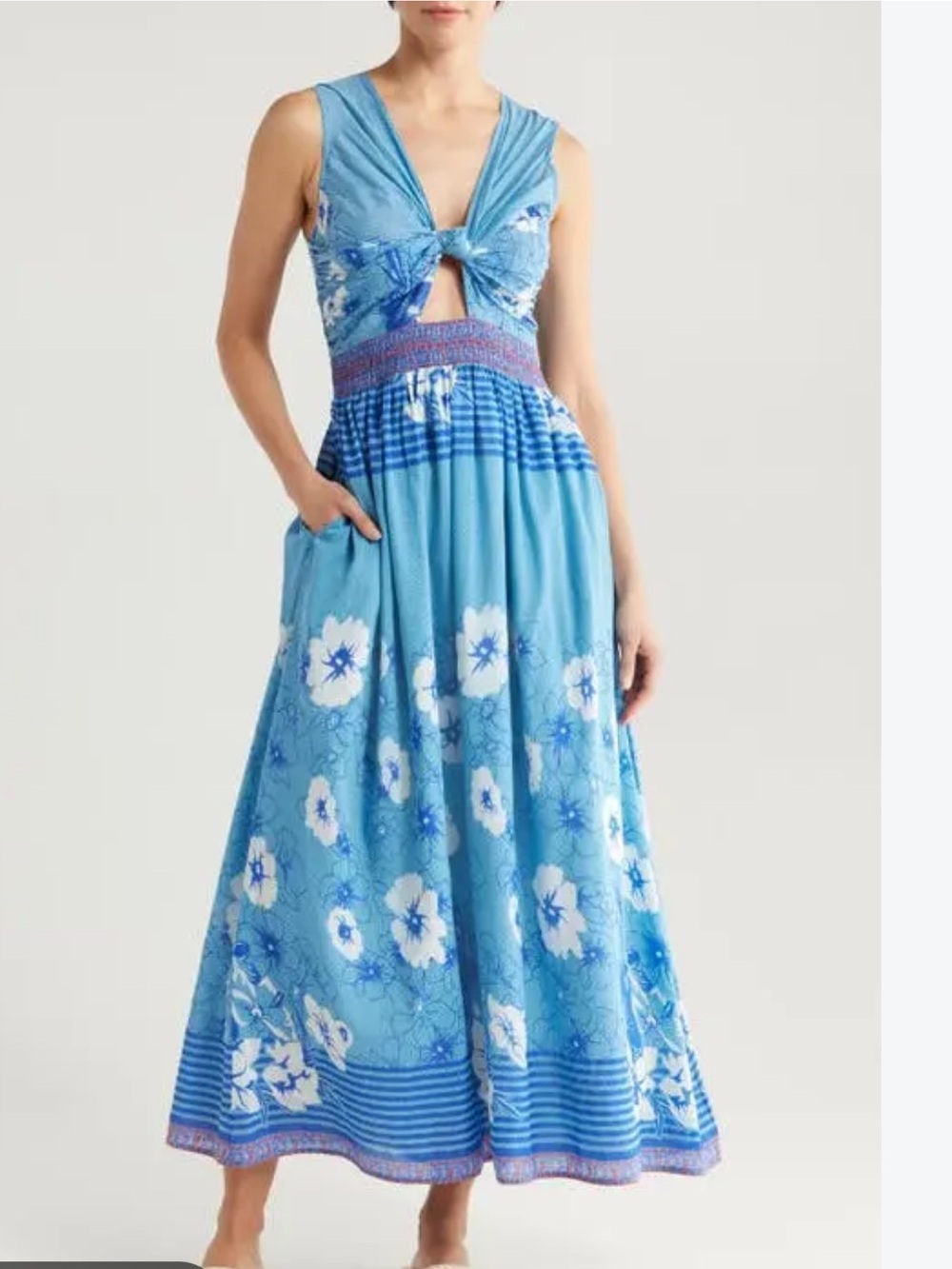 Alicia Bell🔥 Willow cutout sleeveless cover up maxi dress
